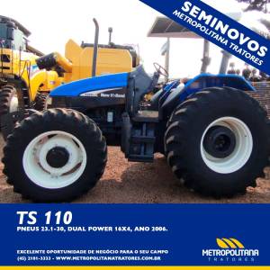 New Holland TS 110 plataformado