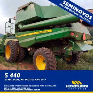 Jhon Deere S 440 25 pés caracol